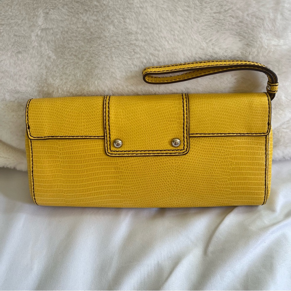 Yellow Banana Republic Clutch - Picture 9 of 10
